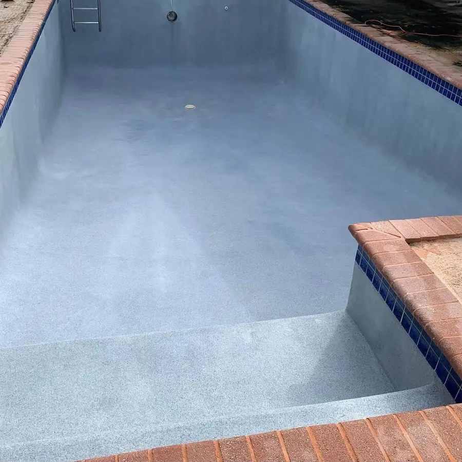 Pool after acid wash and refinish