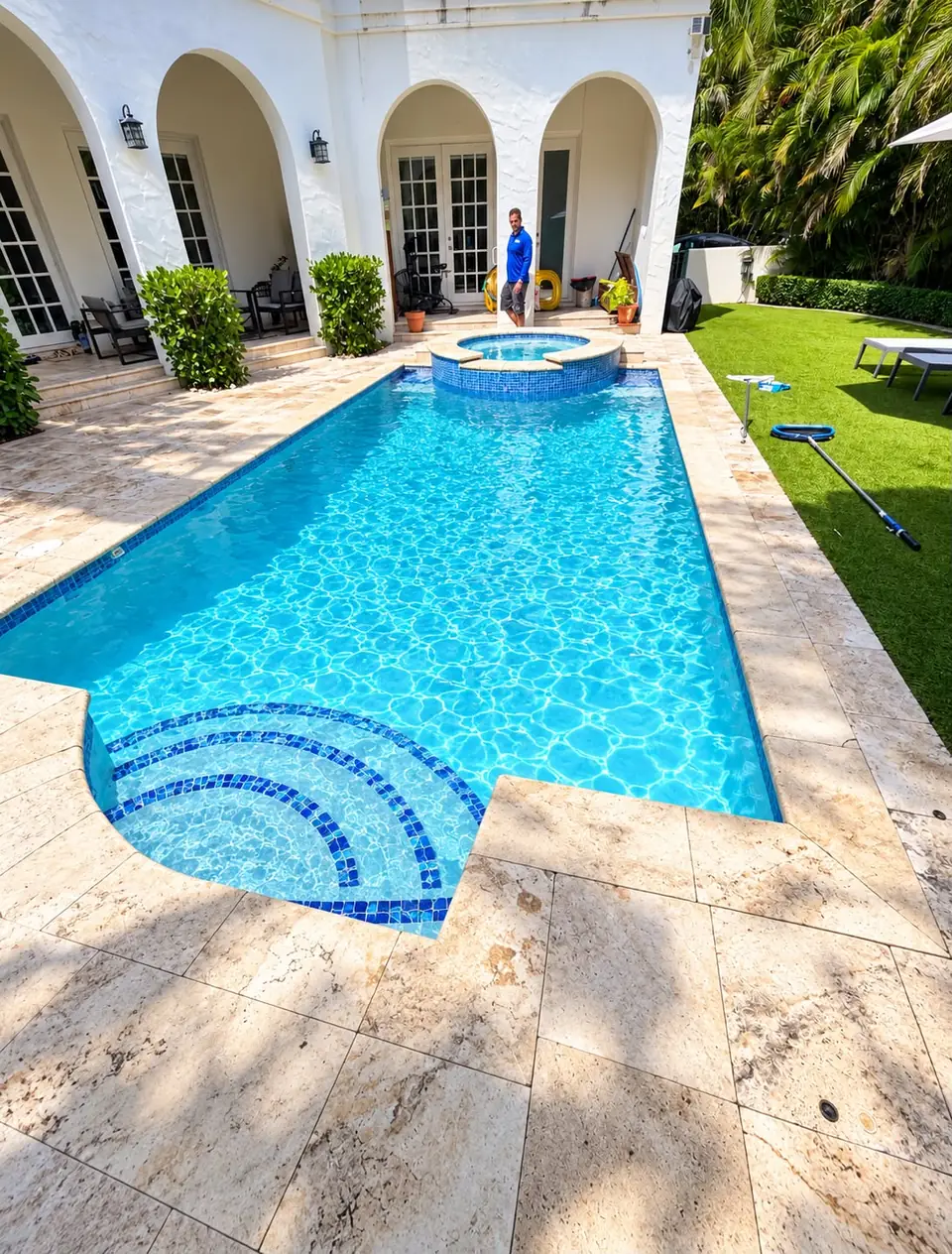 Pool and spa