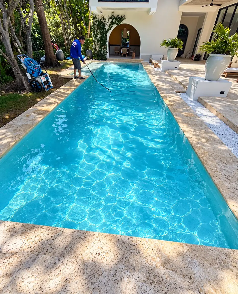 Long pool, weekly service